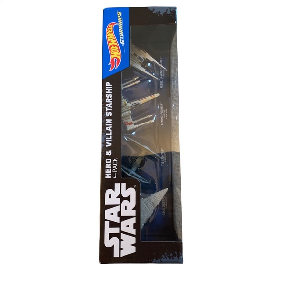 Hot Wheels Starships Star Wars Hero And Villain Starship 4-Pack - Picture 2 of 6
